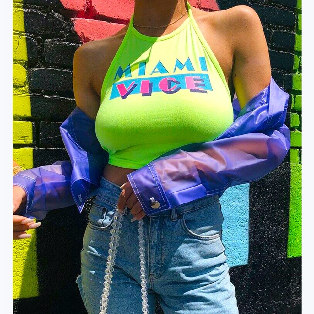 Miami Vice Tee halter top